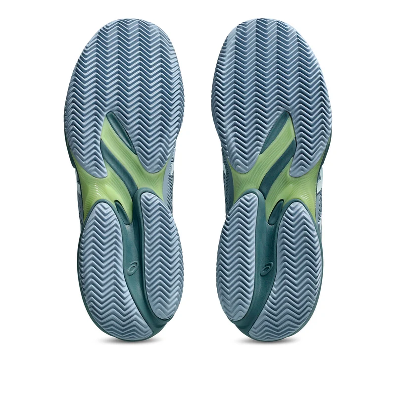 Court FF 3 Sandplatzschuh Herren - blaugrau, weiß