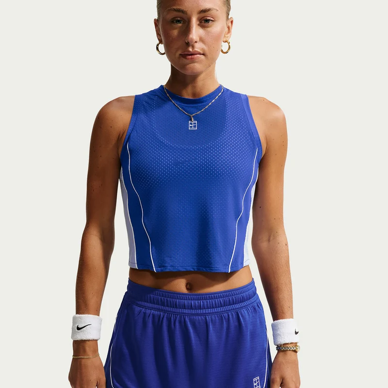 Aryna Sabalenka Court Advantage Tank-Top Damen-dunkelblau