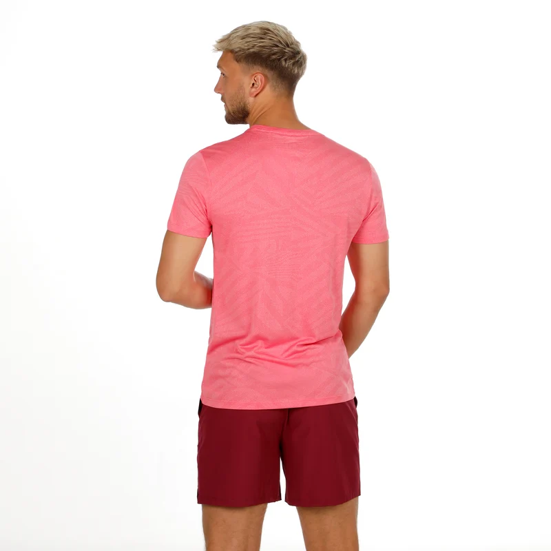 Freeze Out Structured T-Shirt Herren - pink