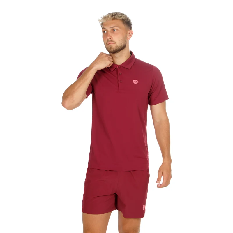 Freeze Out Polo Herren - dunkelrot