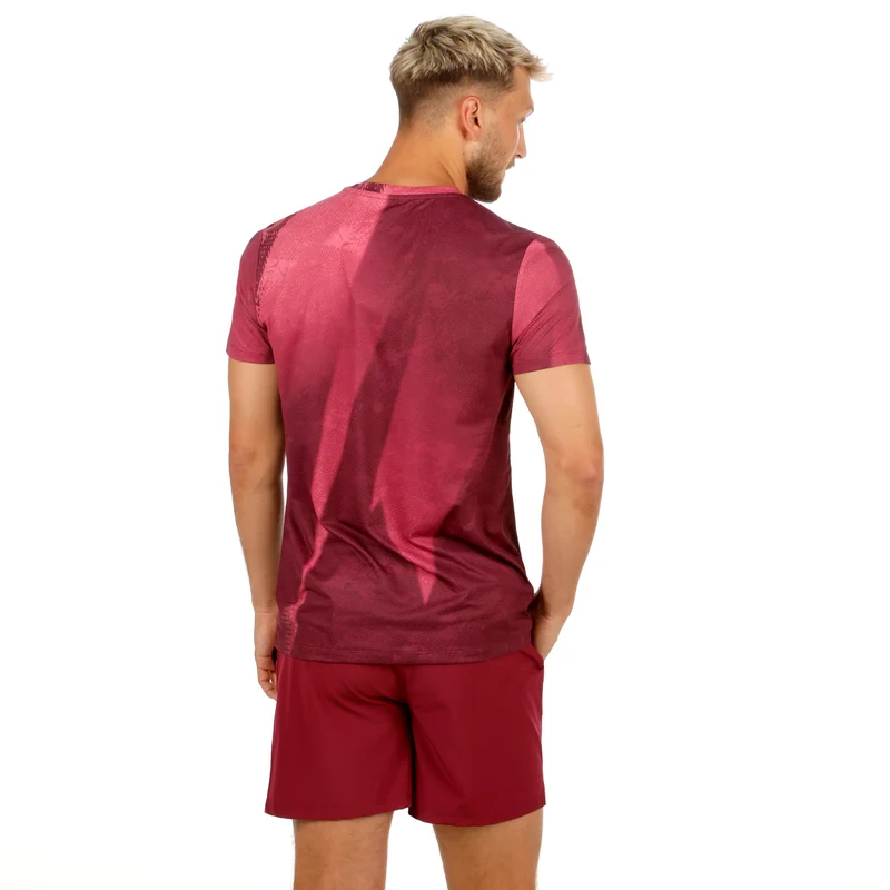 Freeze Out T-Shirt Herren - dunkelrot, pink
