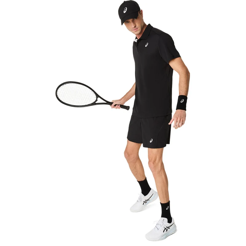 Court Polo Herren-schwarz