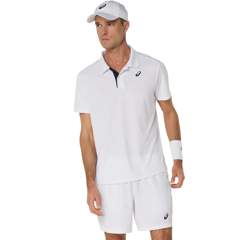 Court Polo Herren-weiß