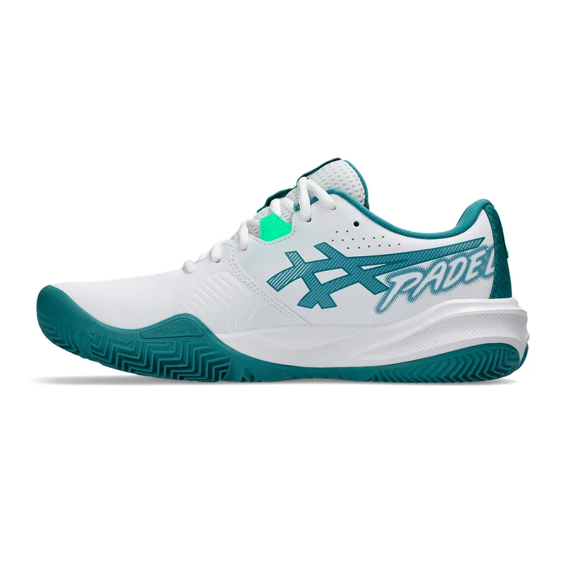 Gel-Challenger 15 Padelschuh Herren - weiß, petrol