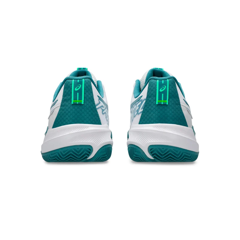 Gel-Challenger 15 Padelschuh Herren - weiß, petrol