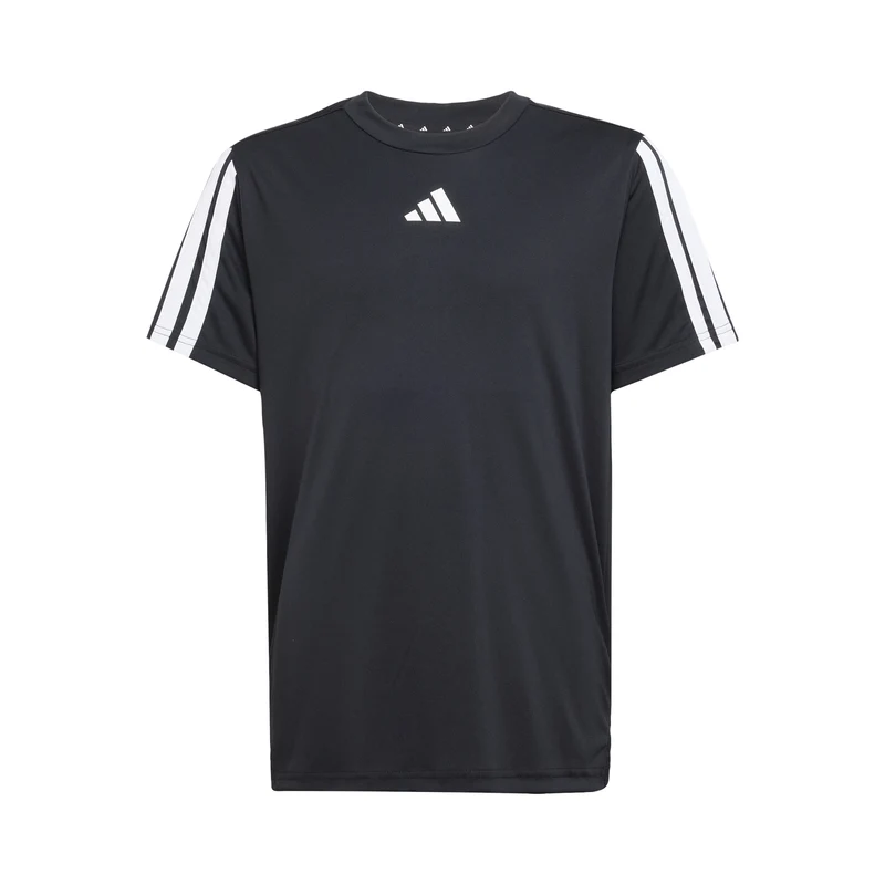 Training Essentials 3 Stripes T-Shirt Kinder-Schwarz,Weiß