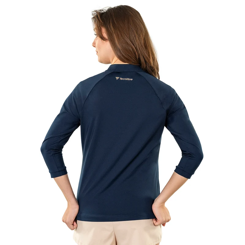 Thermozip 3/4 Longsleeve Damen - dunkelblau
