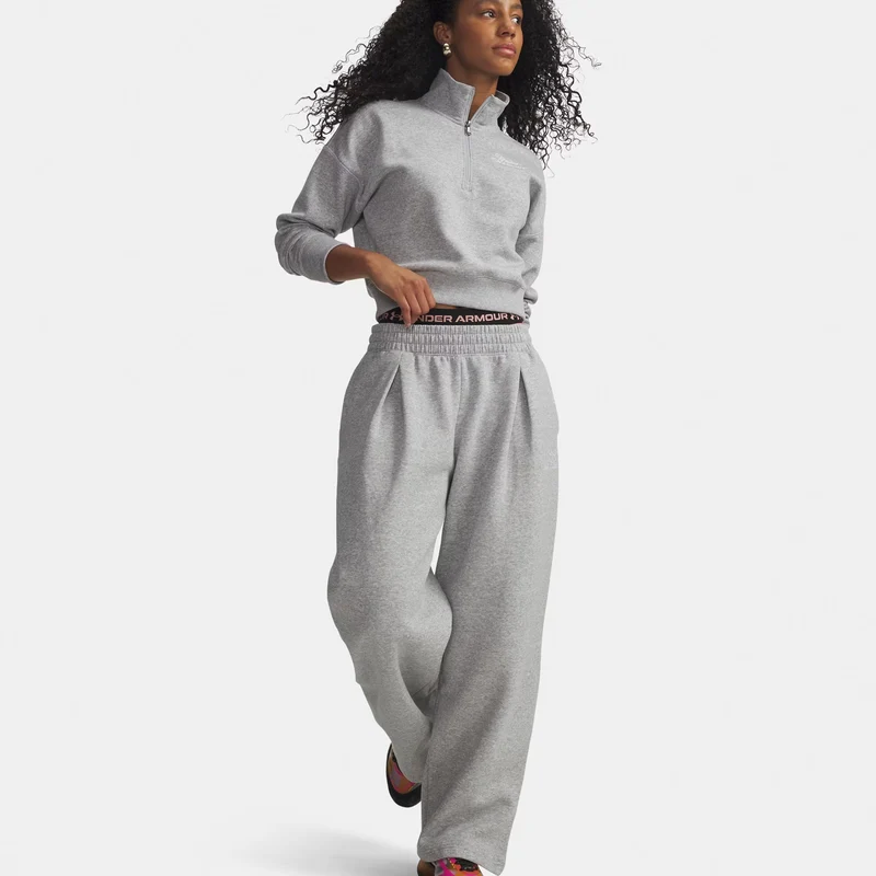 Rival Fleece Script Trainingshose Damen-grau