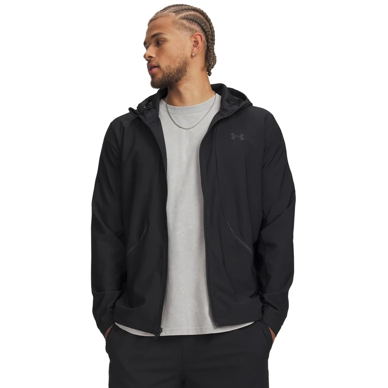 Unstoppable Woven Trainingsjacke Herren-schwarz, schwarz