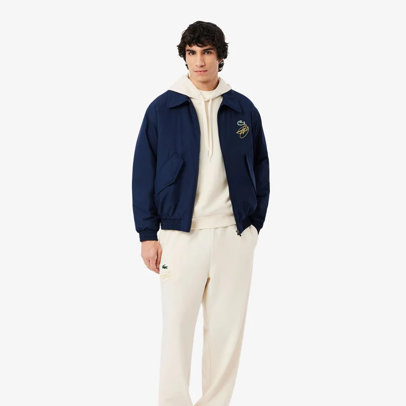 Signature Sweatshirt Herren - weiß, mehrfarbig