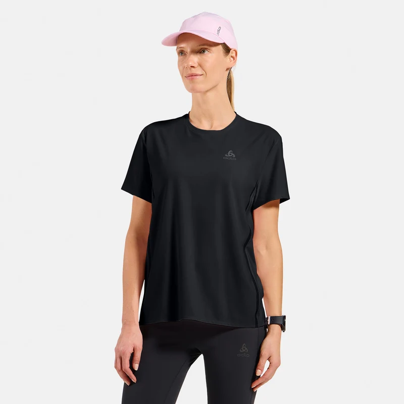 Zeroweight Chill-Tec Laufshirt Damen-schwarz