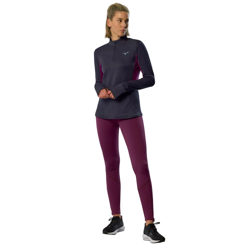 Active Warmalite Half Zip Laufshirt Damen-Blau
