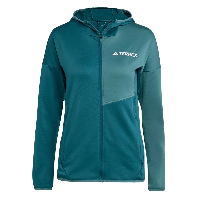 Terrex XPR Light Fleece Laufjacke Damen-Petrol