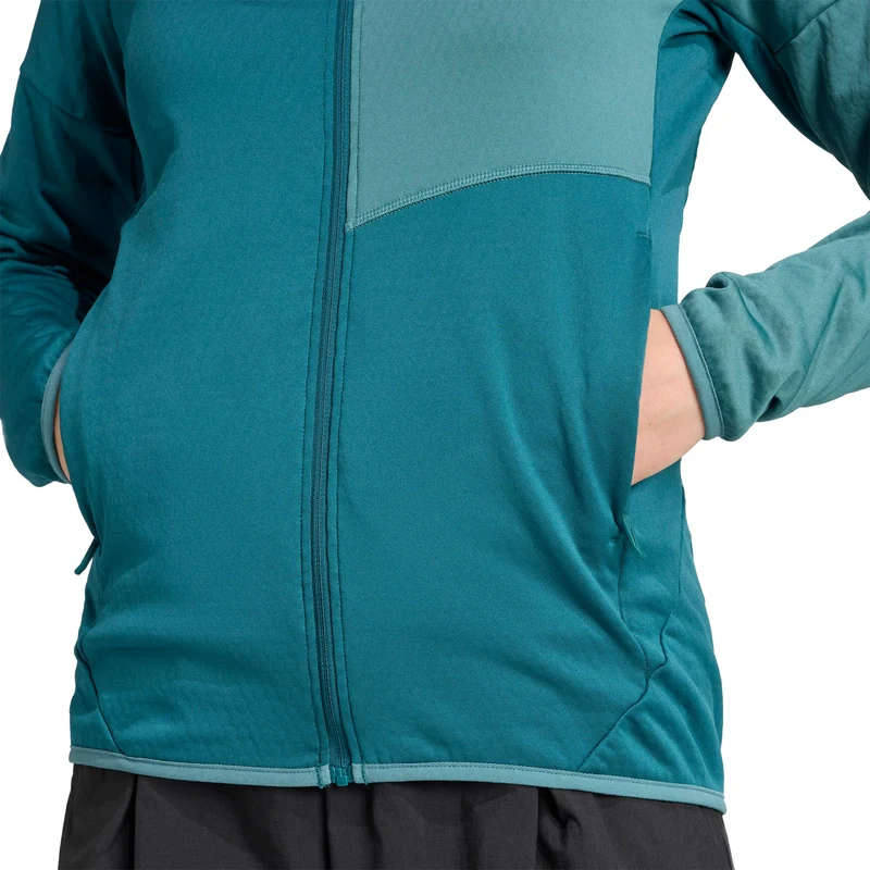 Terrex XPR Light Fleece Laufjacke Damen-Petrol