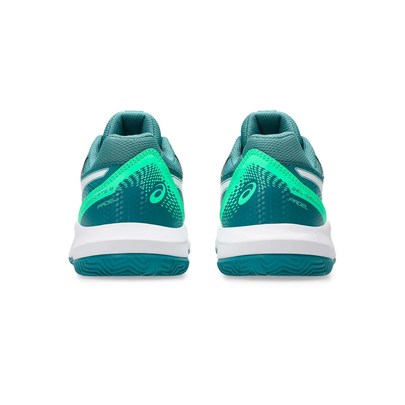 GEL-DEDICATE 8 PADEL GS Padelschuh Kinder-petrol, weiß