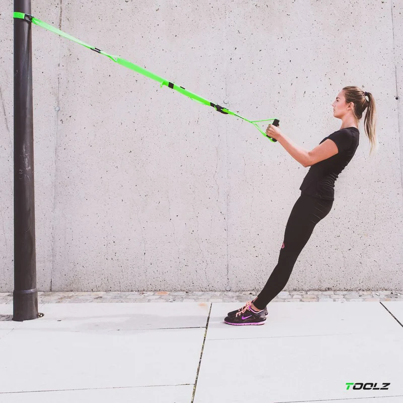 Sling Trainer Trainingsgerät-Grün,Schwarz