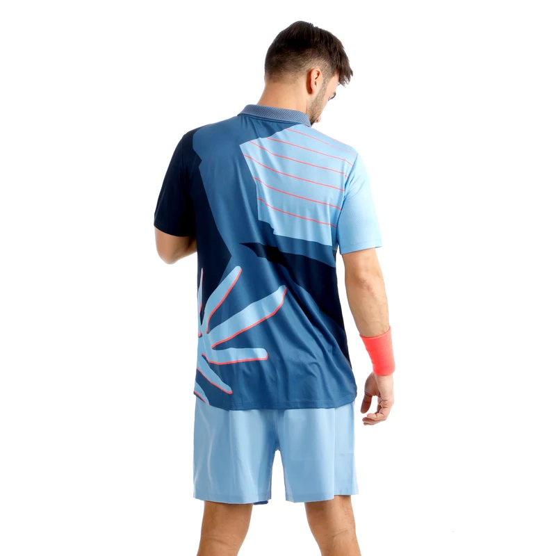 Hey Laguna Polo Herren-blau, koralle