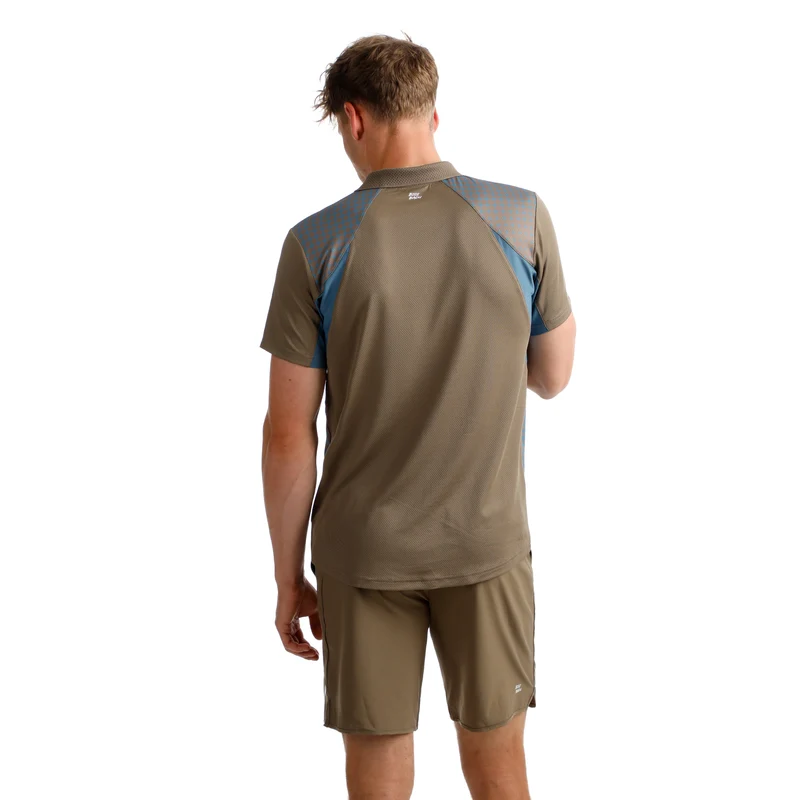 Spectrum Spirit Polo Herren-Braun,Blau