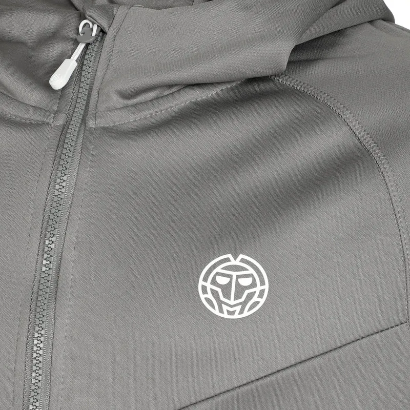 Crew Hood Trainingsjacke Jungen-Grau