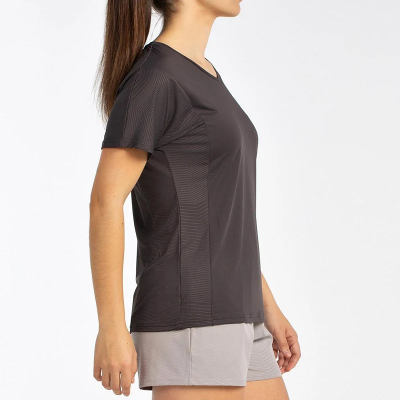 Eches T-Shirt Damen-Anthrazit
