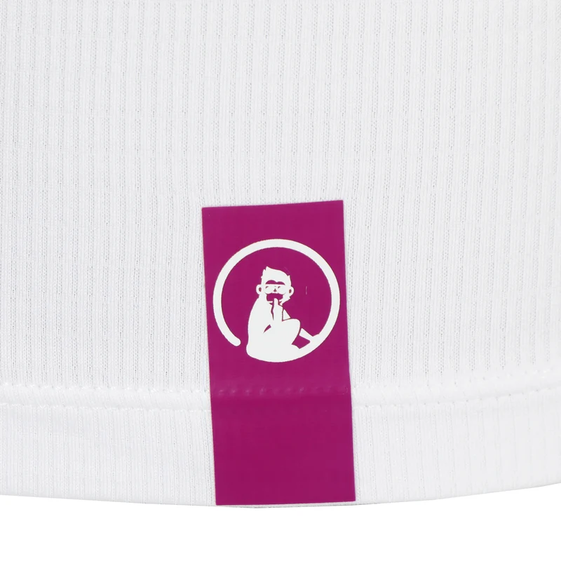 Break Ringer T-Shirt Herren-weiß, berry