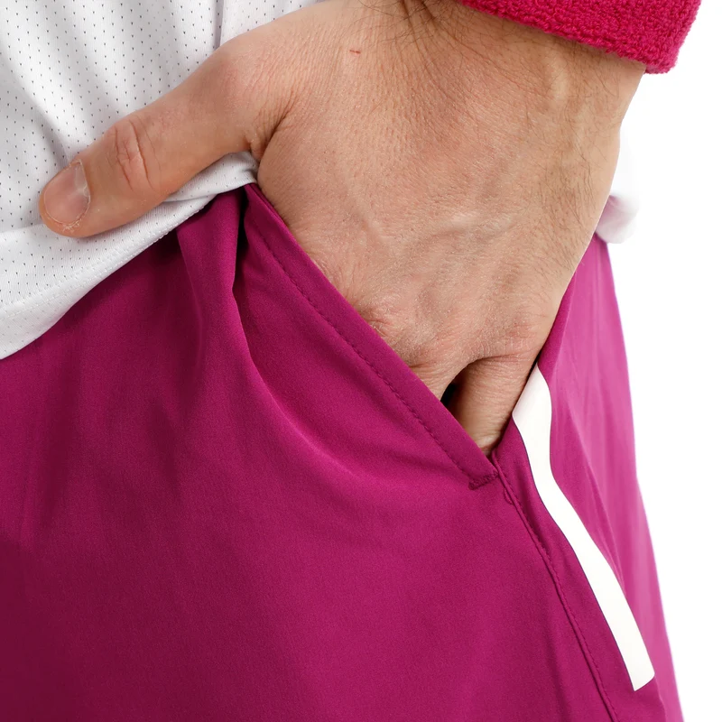 Drop 7in Shorts Herren-berry, weiß