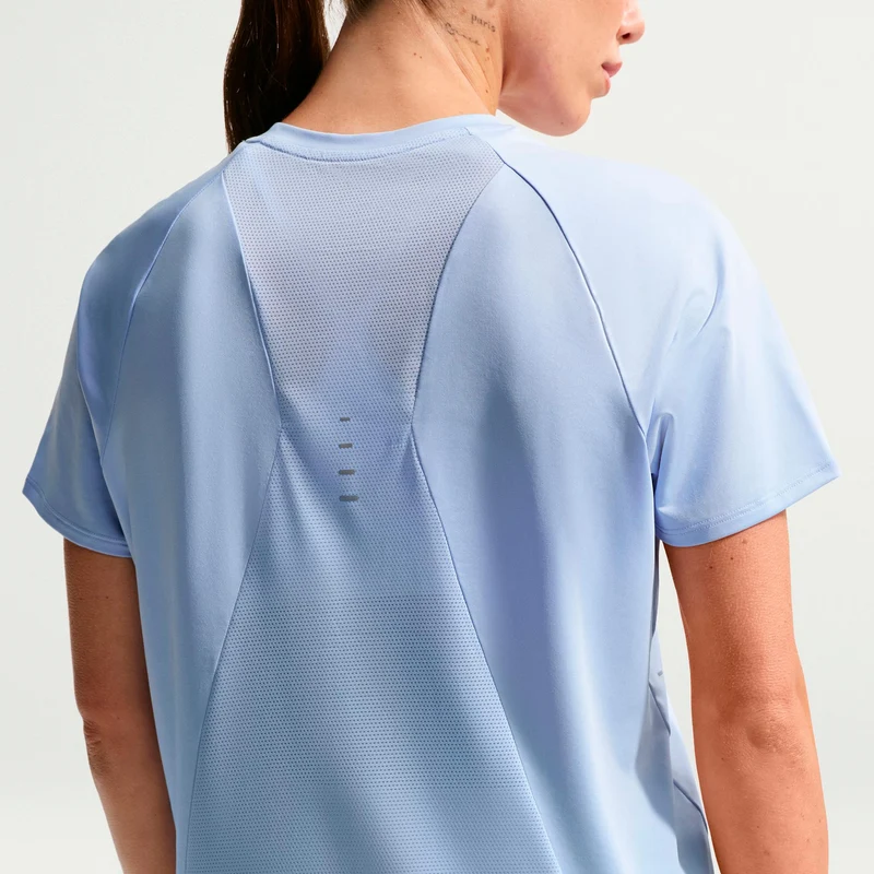 Swift Laufshirt Damen - blau, silber