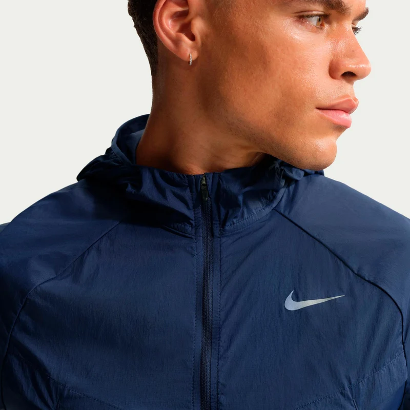 Stride Laufjacke Herren - dunkelblau, silber