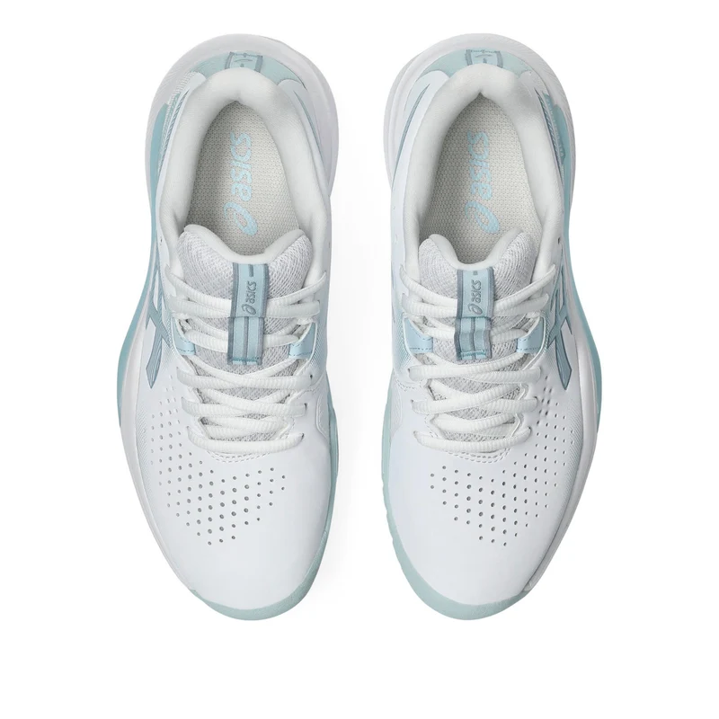 Gel-Challenger 15 Allcourtschuh Damen - weiß, hellblau