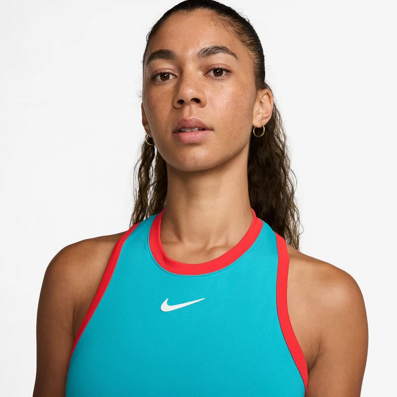 Court Dri-FIT Slam Kleid Damen-Türkis,Rot
