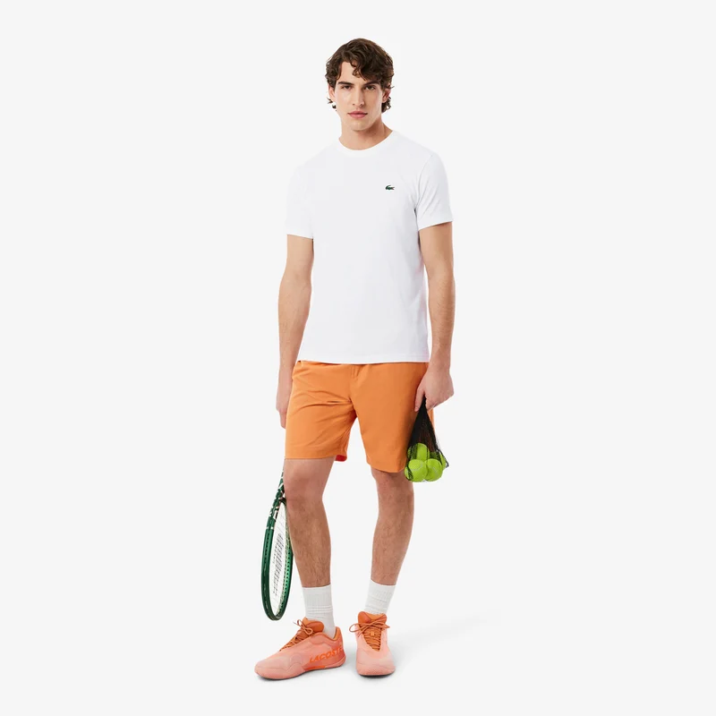 T-Shirt Herren - weiß, orange