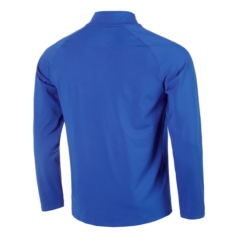 Big Serve 1/4 Zip Longsleeve Herren - blau, weiß