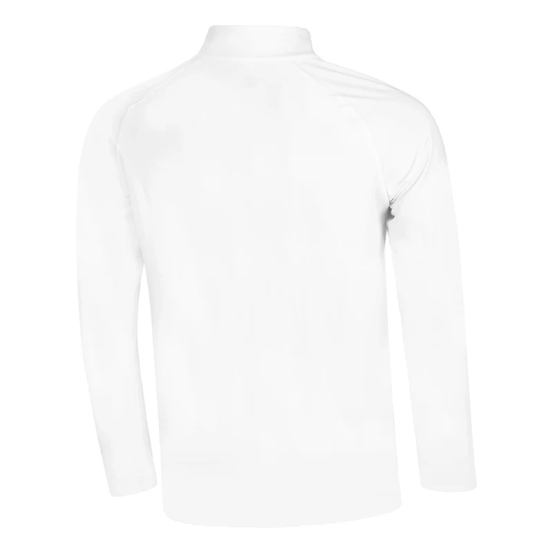 Big Serve 1/4 Zip Longsleeve Herren-Weiß