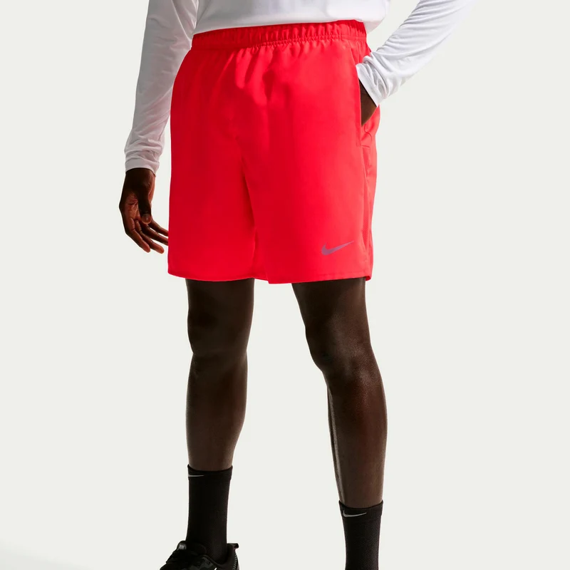 Challenger 7in Brief-Lined Laufshorts Herren - hellrot, hellrot