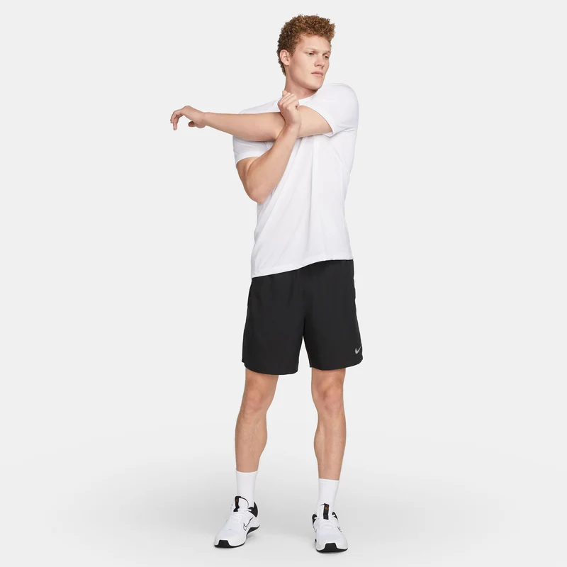 Challenger 7in Brief-Lined Laufshorts Herren - schwarz