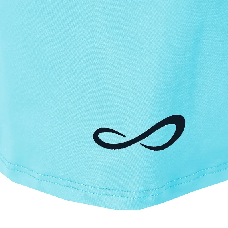 Minimal High Waist Rock Damen-Blau