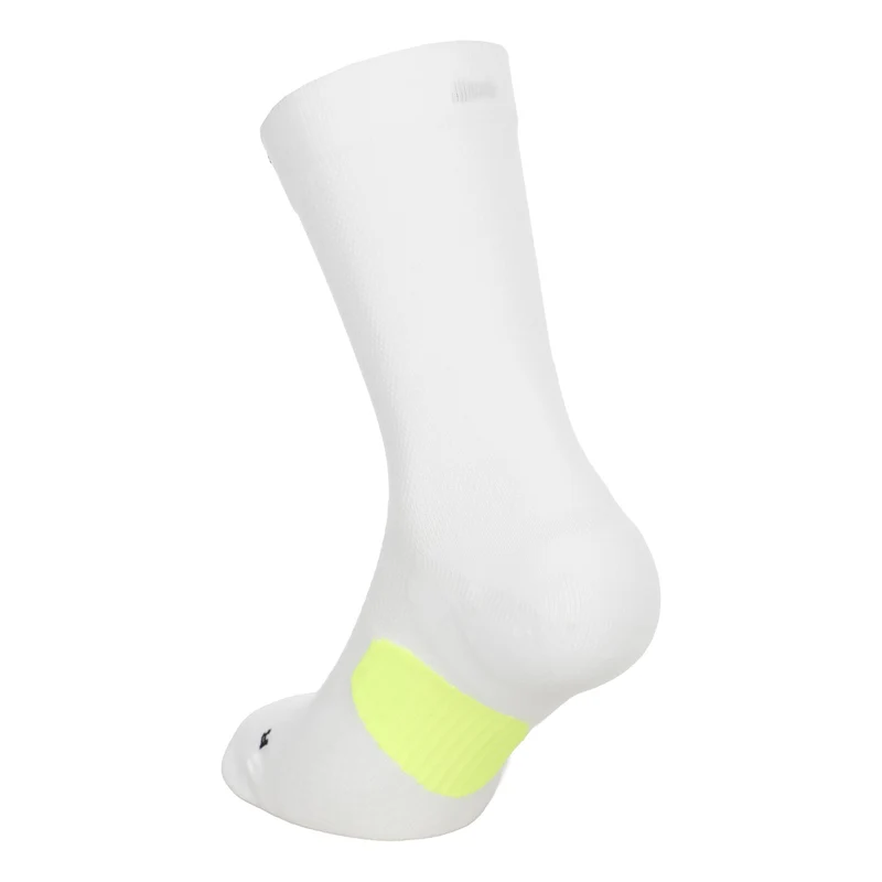 Fast Midweight Crew Laufsocken-Weiß,Gelb