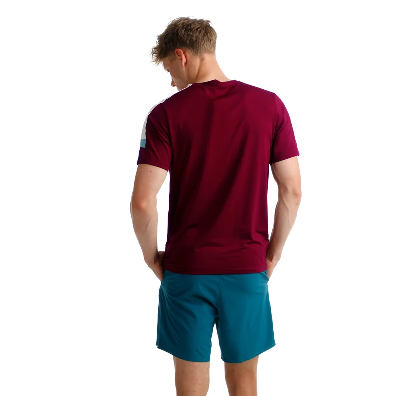 Create Receiver Hori T-Shirt Herren-Weinrot,Mehrfarbig
