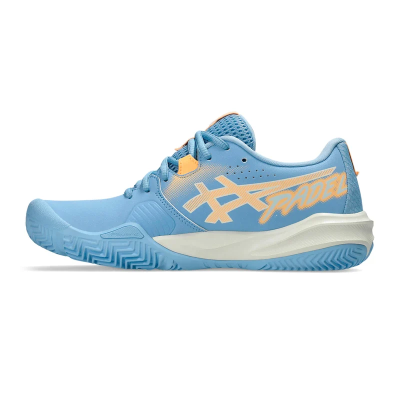 Gel-Challenger 15 Padelschuh Damen - hellblau, apricot