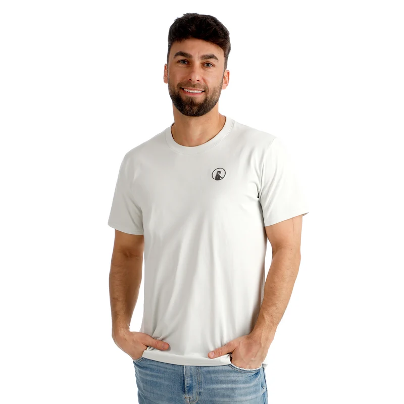 Crush On Court Essentials T-Shirt Herren-hellgrau, schwarz