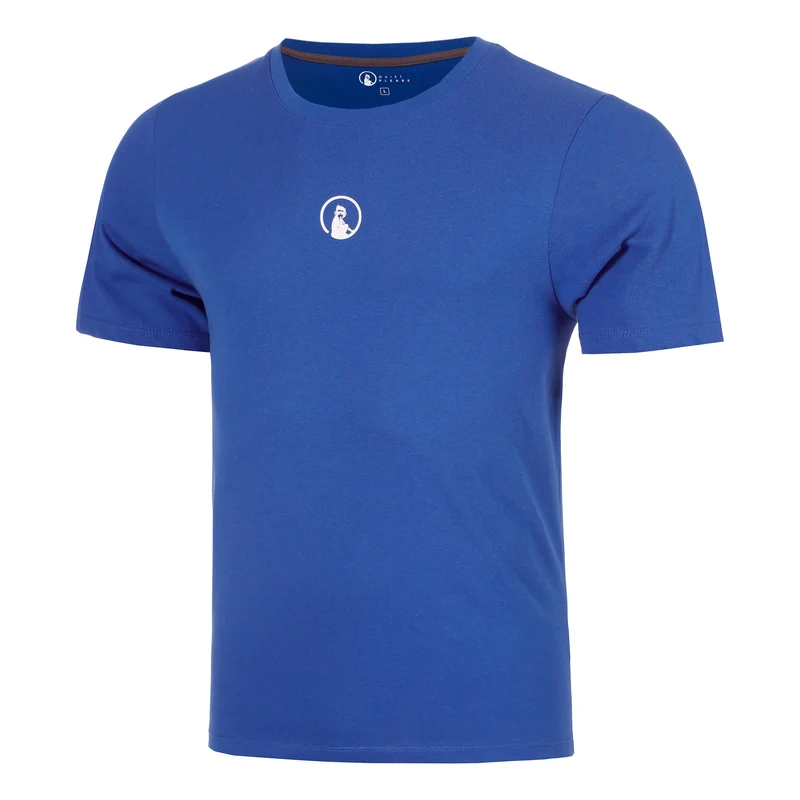Trainings Small Logo T-Shirt Herren - blau, weiß