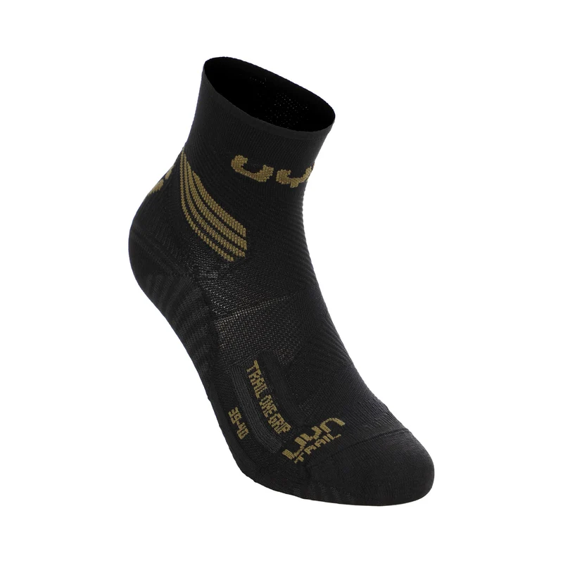 Trail One Grip Laufsocken Herren - schwarz, oliv