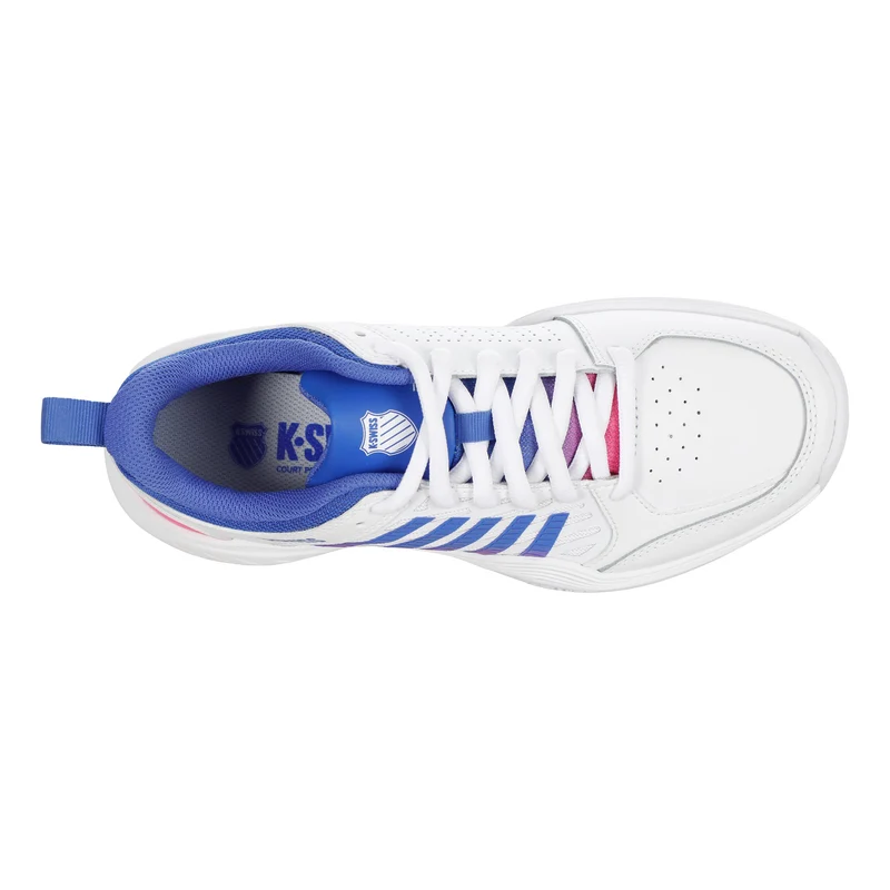 Court Express Sandplatzschuh Damen - weiß, pink