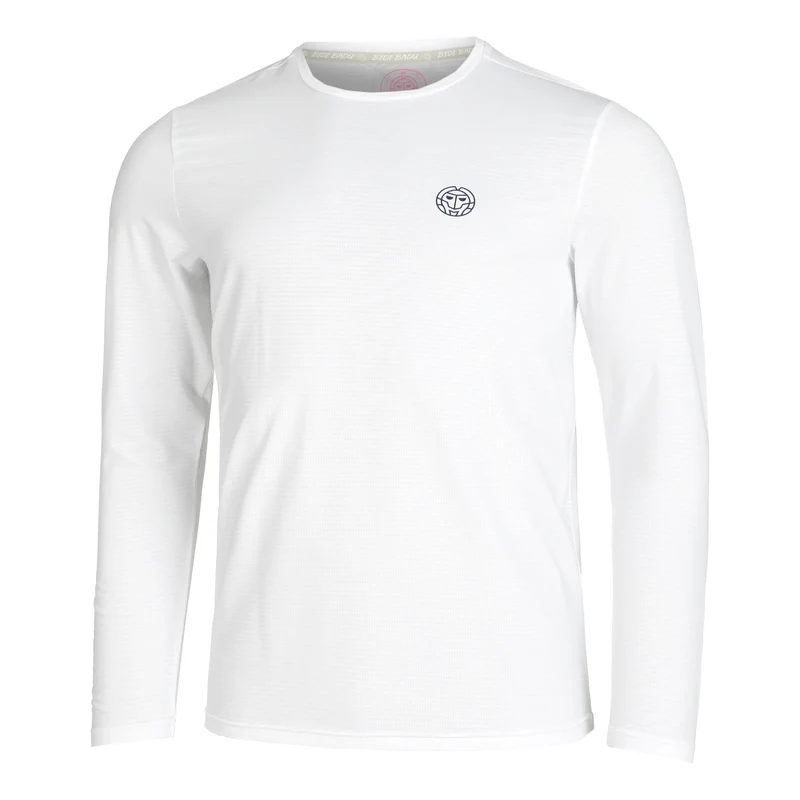 Crew Roundneck Longsleeve Herren-Weiß