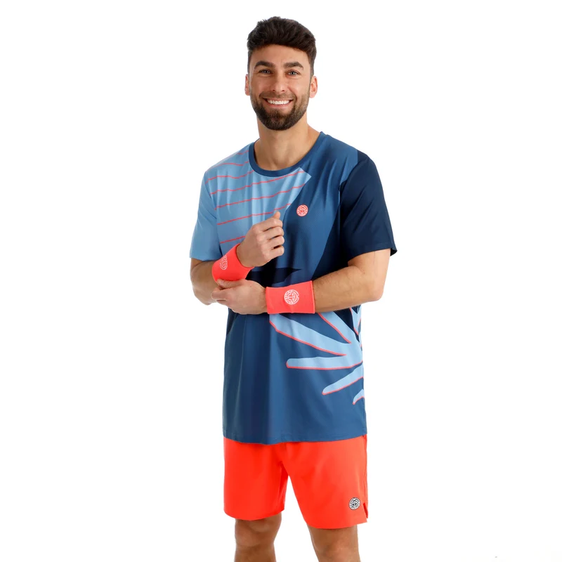 Hey Laguna T-Shirt Herren-blau, koralle