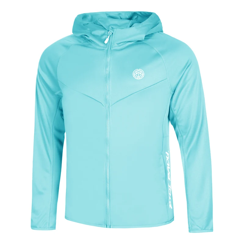 Crew Hood Trainingsjacke Herren-Türkis