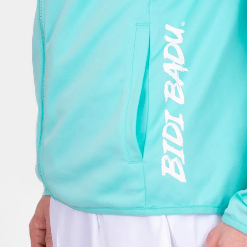 Crew Hood Trainingsjacke Herren-Türkis