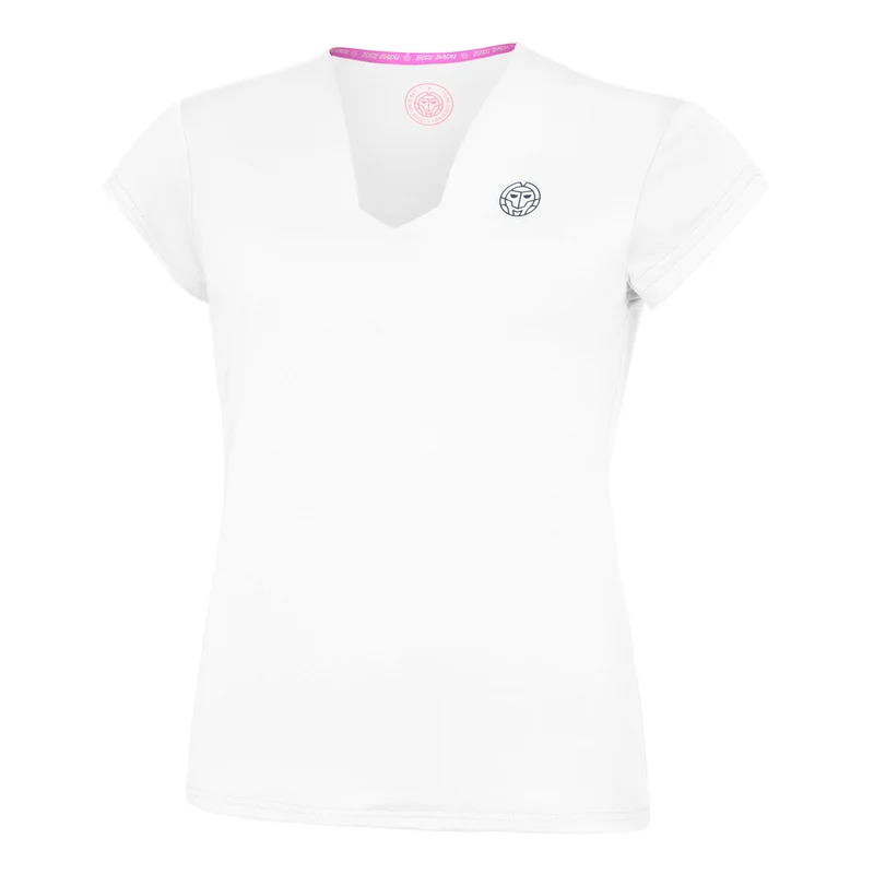 Crew 2.0 V-Neck T-Shirt Damen-weiß