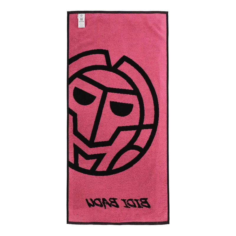 Badehandtuch 70x140cm Handtuch -schwarz,pink