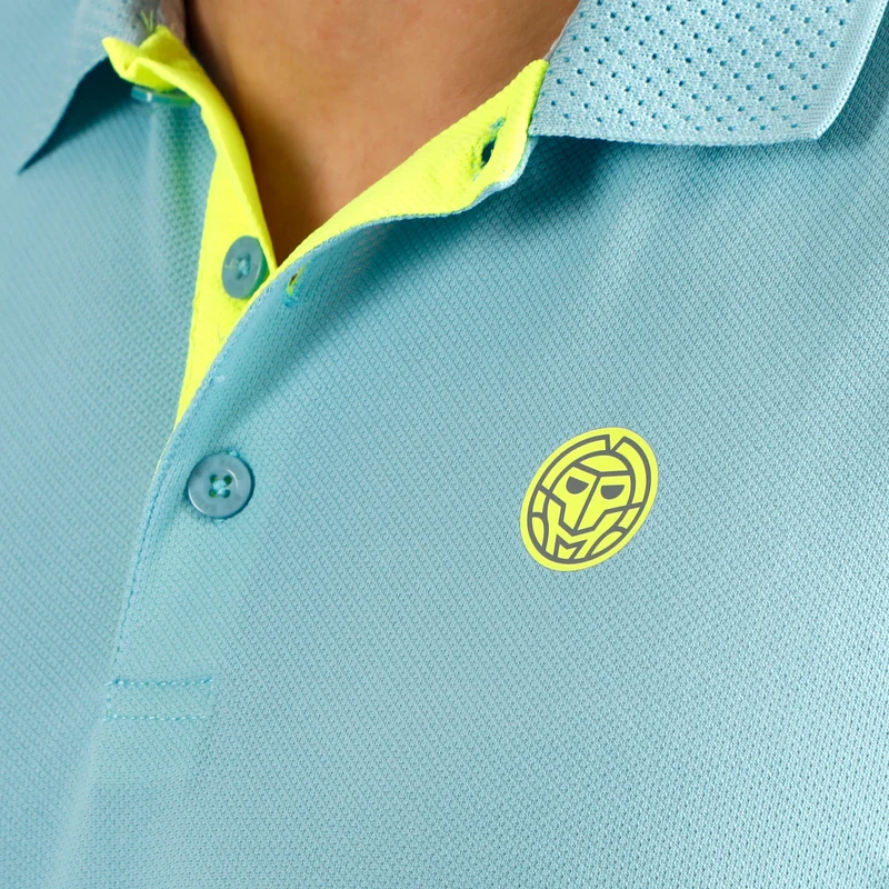Solid Polo Herren-petrol